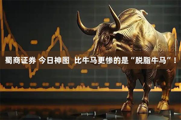 蜀商证券 今日神图  比牛马更惨的是“脱脂牛马”！